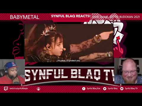 Be Kind to Each Other! Synful Blaq Reacts - BABYMETAL - Ijime, Dame, Zettai