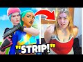 1 KILL WE STRIP 1 CLOTHING PIECE Fortnite