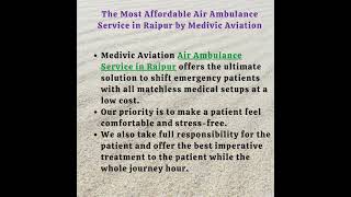 Book Medivic Aviation Air Ambulance Service in Jabalpur