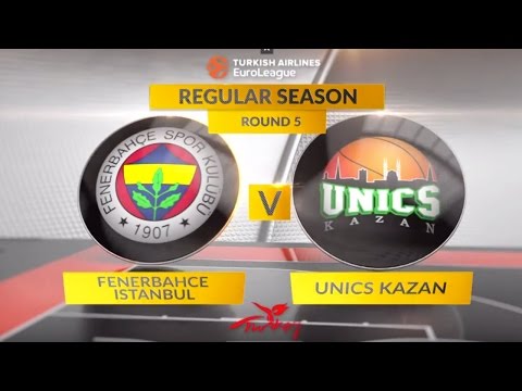 EuroLeague Highlights RS Round 5: Fenerbahce Istanbul 73-81 Unics Kazan