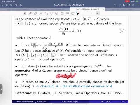 Functional Analysis, Lecture 10