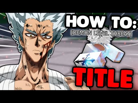 HOW TO GET A TITLE (BEST METHOD) | The Strongest Battlegrounds