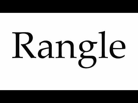 How to Pronounce Rangle