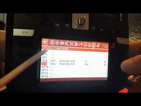 TX16S setup Rescue for OMP M2 helicopter.