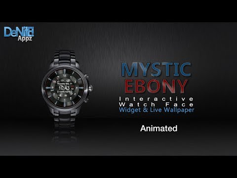 Mystic Ebony HD Watch Face Video