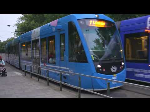 Sweden, Stockholm, tram ride from Skansen to Centralen