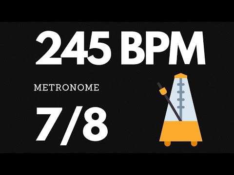 245 BPM Metronome 7/8