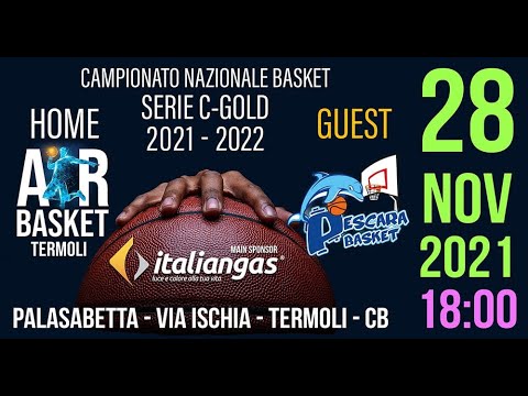 14.11.2021 Air Basket Termoli vs Pescara Basket 58-62