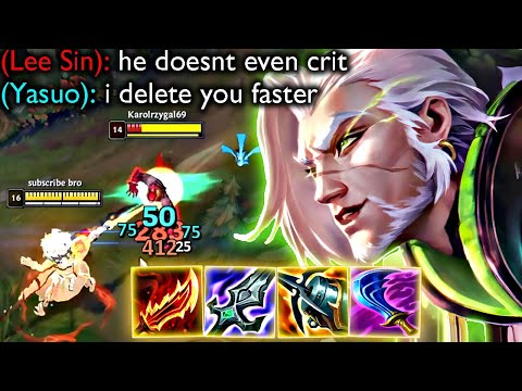 ON-HIT YASUO DELETES HIS ENEMIES AT THE SPEED OF LIGHT (MOST BROKEN BUILD)