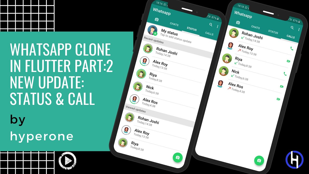 WhatsApp clone in flutter part:2