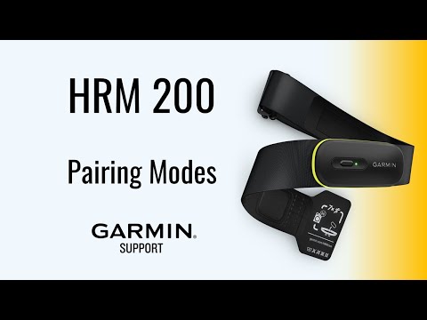 HRM 200 | Pairing Modes | Garmin Support