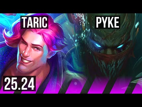 TARIC & Miss Fortune vs PYKE & Ashe (SUP) | EUW Master | 25.24