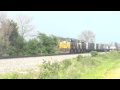 2 Trains Milton Road On 7 2 12 Including CSX 5000 Diversity In Motion Unit A Meet And A Lashup