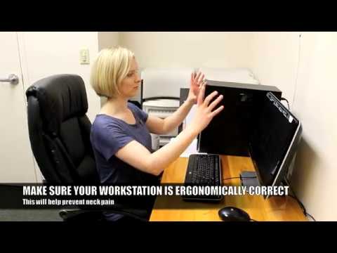 Workstation Setup to Prevent Upper Body Discomfort