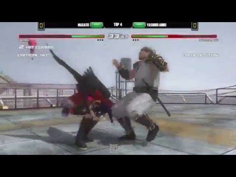 "BBR" DOA5LR At KOF GCC - MAXATO vs YASHIRO ANIKI  (1080p HD)