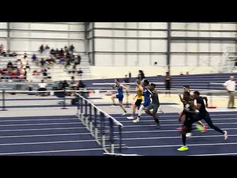Men’s 60mH Qualifying- Heat 1 start- Ichabod Invite