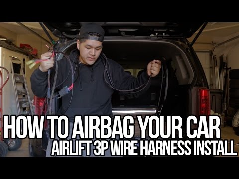 How to Airbag your car: Pt.1 Wire Harness Install (air suspension)