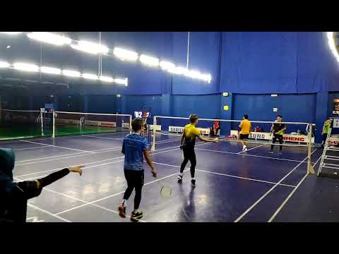 Badminton MuhibbahTeam Men's Double Social Sparring - Kelly / Amunir Vs Aidhil / Arel