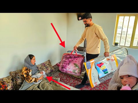 A Nomadic Father’s Journey to the City | Caring for His Family After a Difficult Birth🏔👶