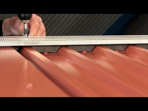 DS Stålprofill - montage af ståltrapezprofiler - rygning med ventilation