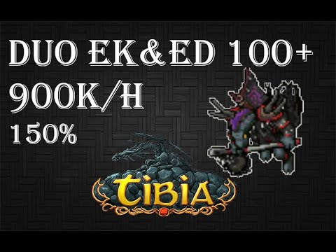 Tibia | Lizards Chosens (Temple of Equilibrium) | Duo EK&ED 100+ | 900k/h (150%) | 25 Charms