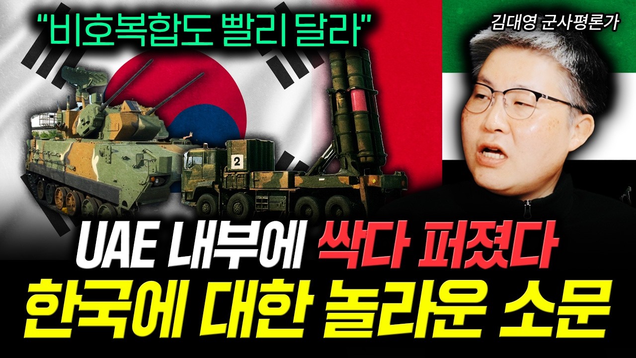 “비호복합도 빨리 달라” UAE 내부에 싹다 퍼졌다. 한국에 대한 놀라운 소문 | 김대영 군사…