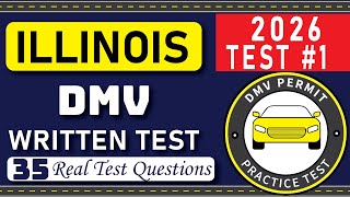 Illinois DMV Practice Test 2026 | 35 Real Permit Test Questions & Answers