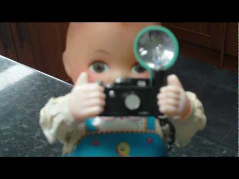 Antique Japanese Clockwork Tinplate Photographer Tin Toy