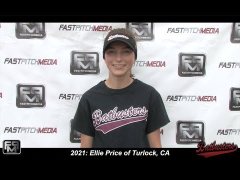 2021 Ellie Price Outfield Softball Skills Video - Batbusters