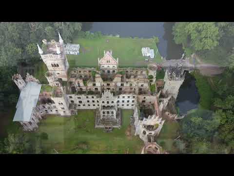 Niezwykła ruina - Pałac w Kopicach Dji Drone