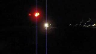 preview picture of video 'InterCity 77 going past Suhonen level crossing at night'