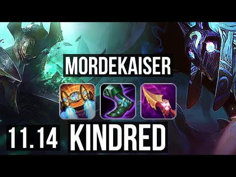 MORDEKAISER vs KINDRED (JUNGLE) | Legendary, 15/3/4, 400+ games | EUW Diamond | v11.14
