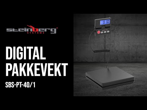 video - Digital pakkevekt - 40 kg / 1 g - Basic - ekstern LCD