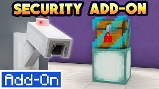 THE BEST SECURITY ADDON, Lockable Chests and Doors for Minecraft Bedrock Edition [Review]