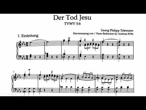 G. Ph. Telemann - Der Tod Jesu, TWV 5:6 (Ludger Rémy)