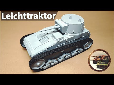 Танк из Игры. Сборка Танка Leichttraktor в 1/35 от ICM