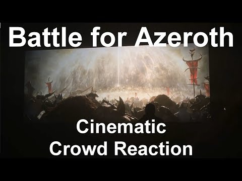 BlizzCon 2017 | WoW Battle for Azeroth Cinematic Crowd Reaction | Mythic Stage Crowd Reaction