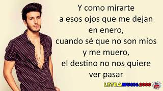 Sebastian yatra letra (como mirarte)