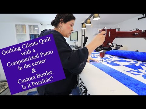 Computerized and Custom Quilting on the Same Quilt//Full Tutorial