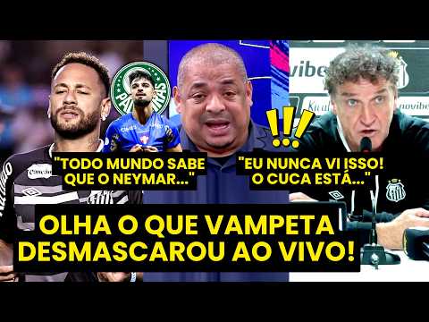 VAMPETA: “ISSO É PAPO FURADO!!! MERMÃO, O NEYMAR SÓ…” | DISPAROU após PALMEIRAS 3 x 0 SANTOS!