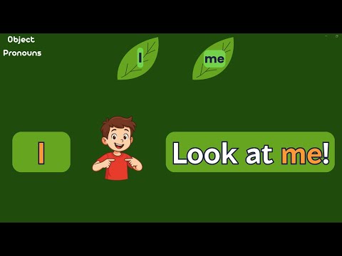 Object Pronouns for kids | Grammar in English