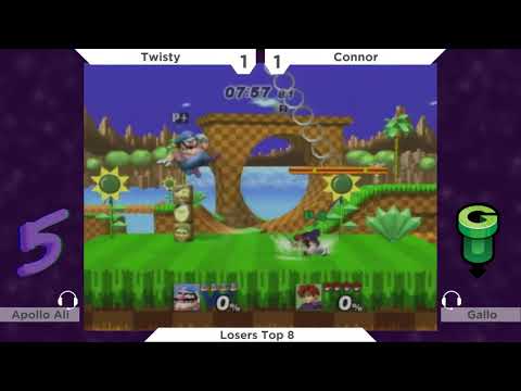 Blacklisted 5 Losers Top 8 - Twisty (Wario) vs. Connor (Roy)