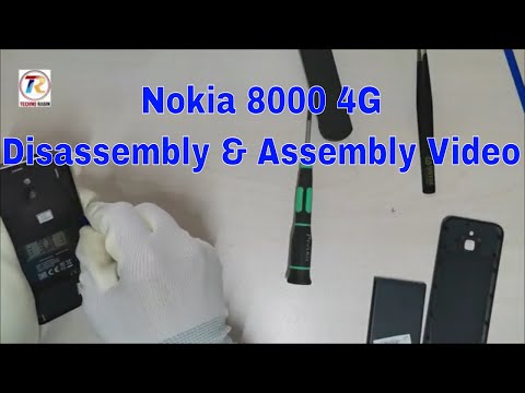 Nokia 8000 4G Disassembly & Assembly | Disassemble | Replace Back Panel | Repair | Open Back Cover