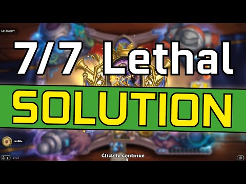GUIDE: 7/7 Lil' Stormy Lethal Puzzle Lab - Hearthstone - The Boomsday Project