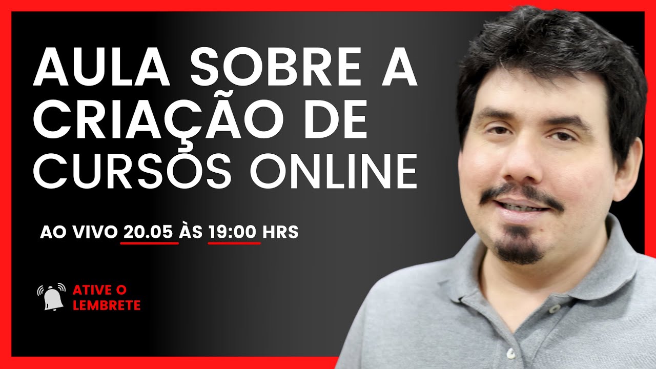 AULA SOBRE A CRIAÇÃO DE CURSOS ONLINE | Luiz Passari