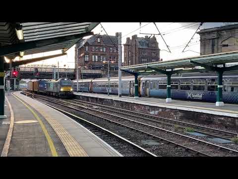 DRS 88002 Prometheus at Carlisle working Daventry - Mossend