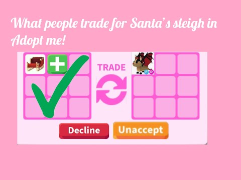 Adopt Me Santa Sleigh Worth