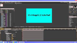 After Effects CS6 Tutorial - 126 - Matrix Text