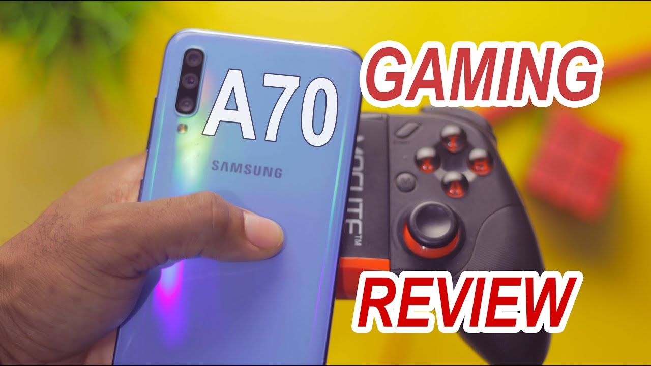 Samsung Galaxy A70 Gaming Review (PUBG, Asphalt 9, PES 2019 & More)