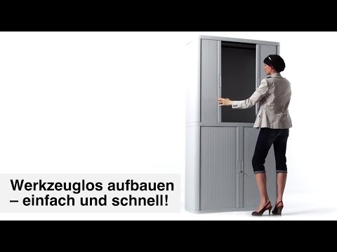 Artikelvideo 1 für PAPERFLOW easyOffice Rollladenschrank Gras ohne Fachböden 110,0 x 41,5 x 204,0 cm, Artikelnummer 136832